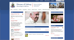 Desktop Screenshot of galwaydiocese.ie